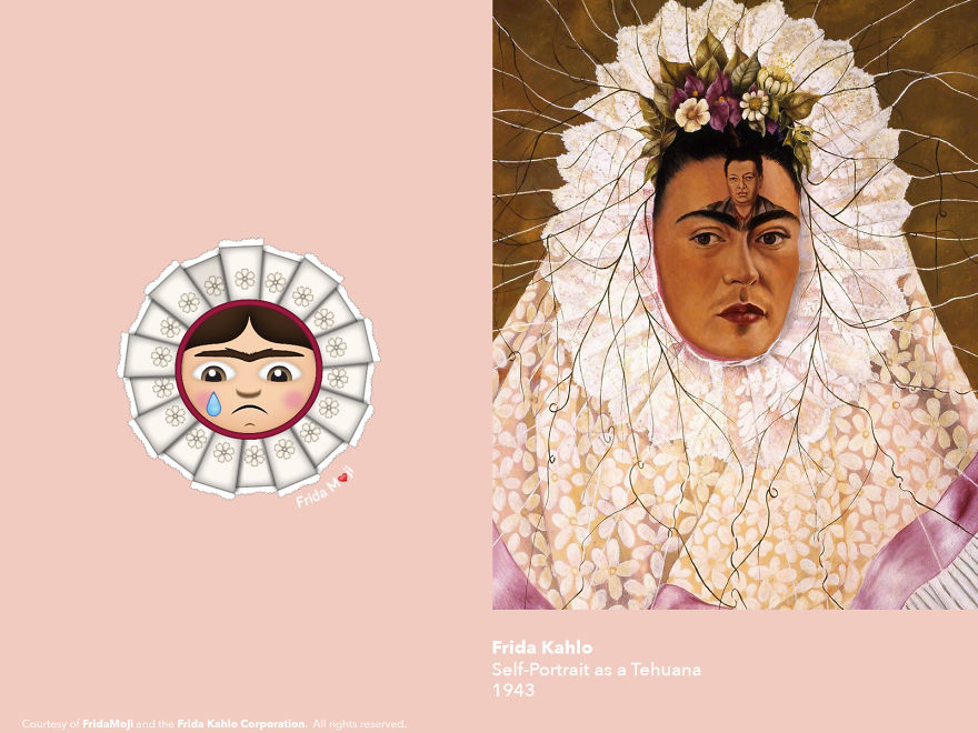 I Turned My Emoji Keyboard Into A Frida Kahlo Art Gallery I Turned My Emoji Keyboard Into A Frida Kahlo Art Gallery