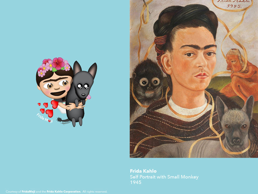I Turned My Emoji Keyboard Into A Frida Kahlo Art Gallery I Turned My Emoji Keyboard Into A Frida Kahlo Art Gallery