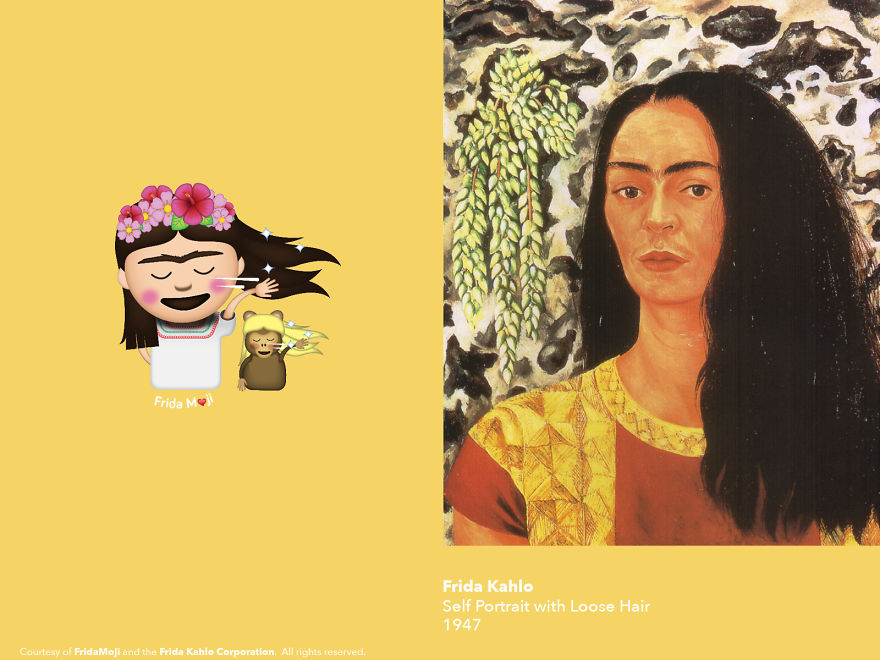 I Turned My Emoji Keyboard Into A Frida Kahlo Art Gallery I Turned My Emoji Keyboard Into A Frida Kahlo Art Gallery