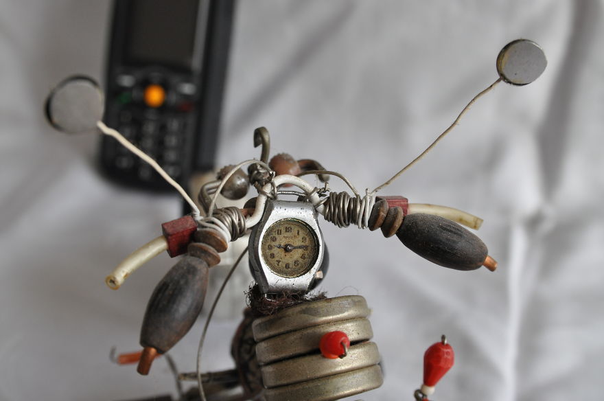 My Models Made Of Various Recycled Parts