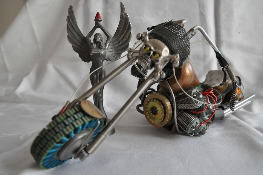 My Models Made Of Various Recycled Parts