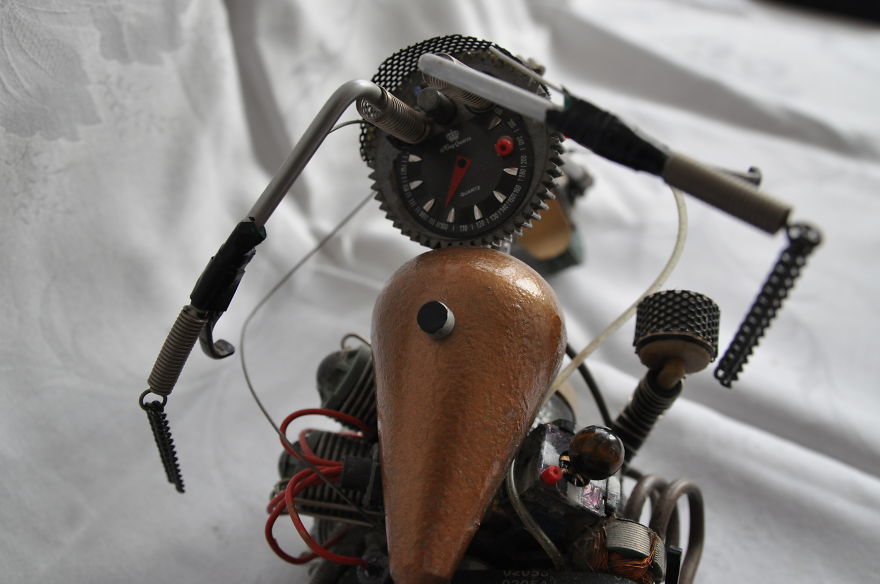 My Models Made Of Various Recycled Parts