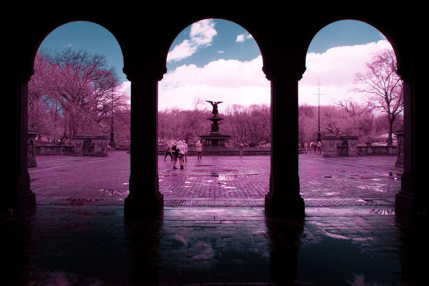 I Captured How New York Would Look Like If You Saw It In Infrared I Captured How New York Would Look Like If You Saw It In Infrared