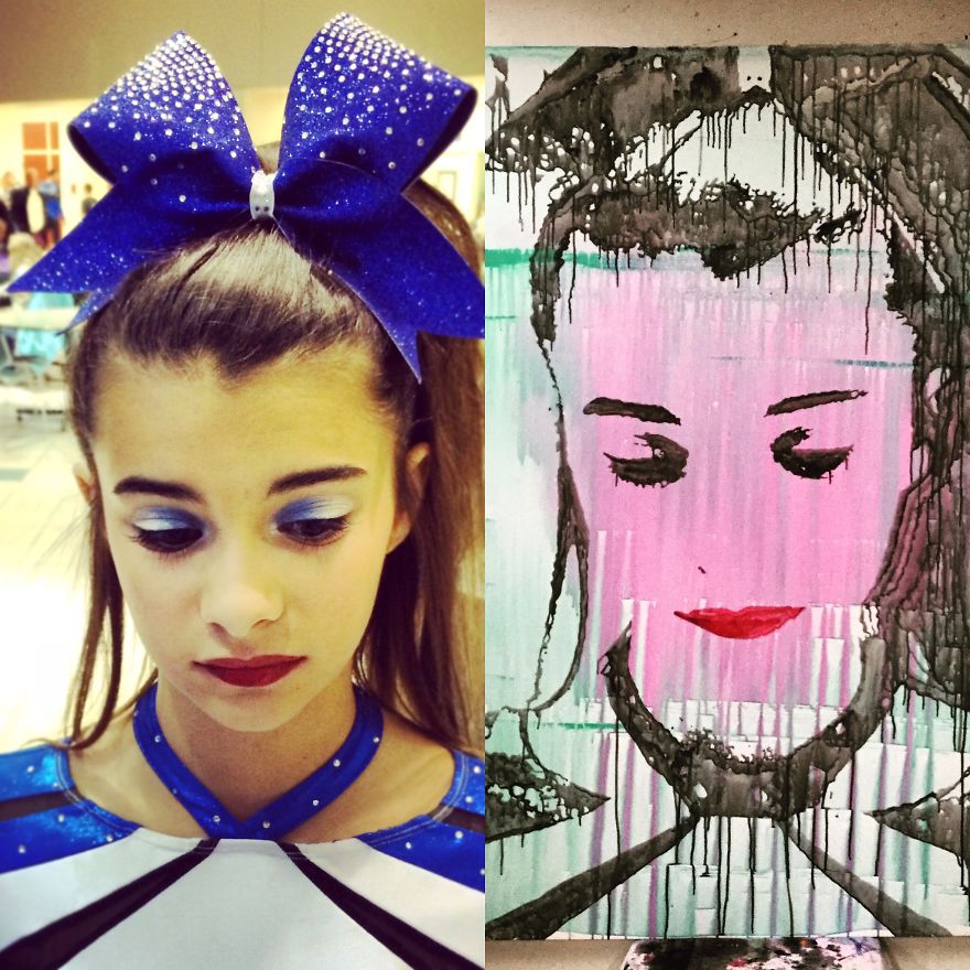 I Paint People I See In Coffee Shops, On The Streets, And On Instagram And Then Give These Paintings Away I Paint People I See In Coffee Shops, On The Streets, And On Instagram And Then Give These Paintings Away