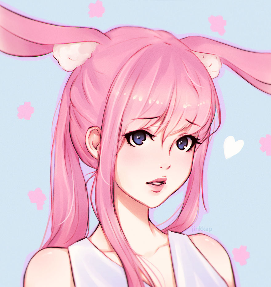 I Draw Portraits Of Anime Girls