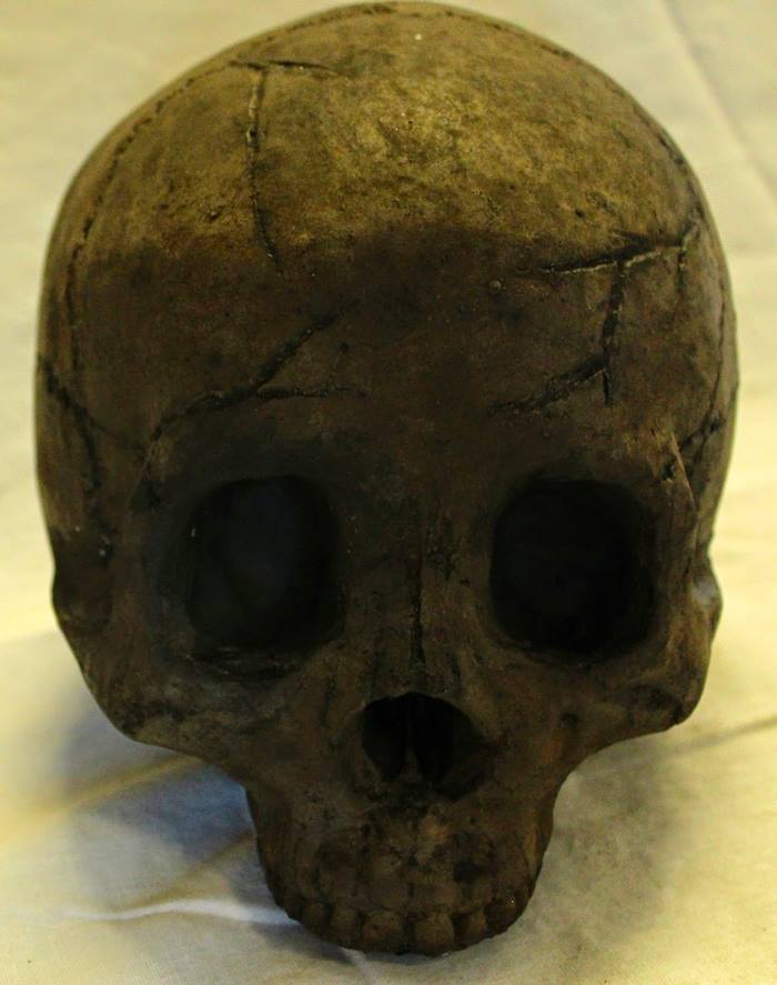 Terrifying Fireproof Human Skull Logs For Your Next Family Camping Trip