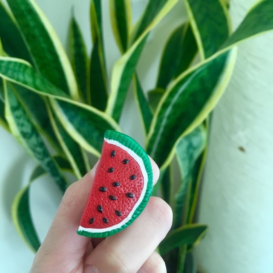 Polymer Clay Pins And Earrings Made By Me