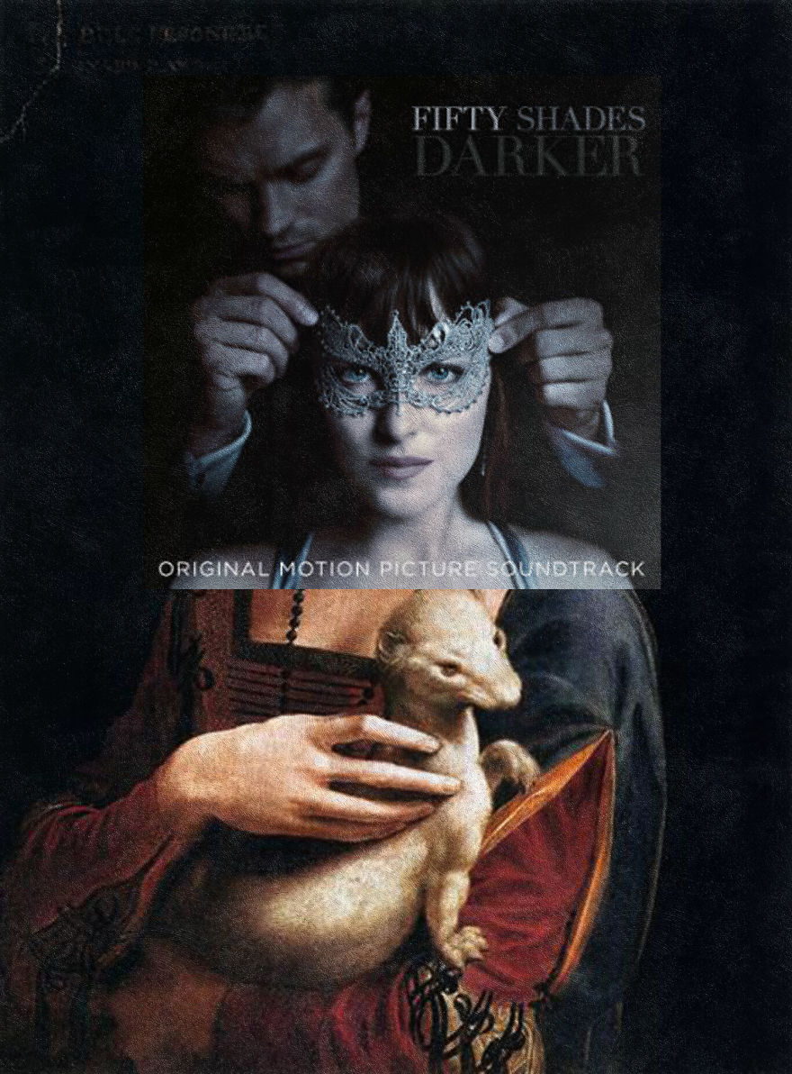 I Combine Movie Soundtrack Album Covers With Classical Paintings