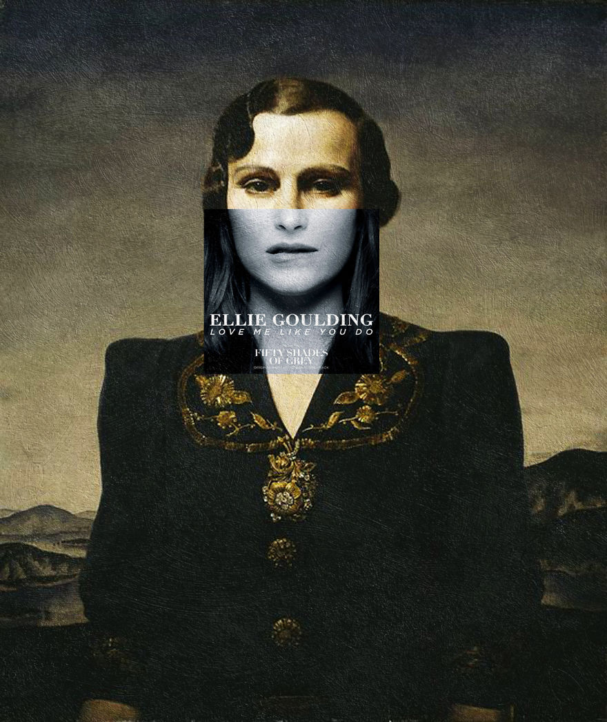 I Combine Movie Soundtrack Album Covers With Classical Paintings