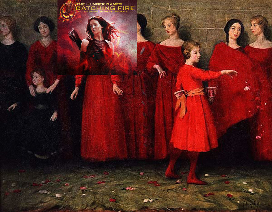 I Combine Movie Soundtrack Album Covers With Classical Paintings