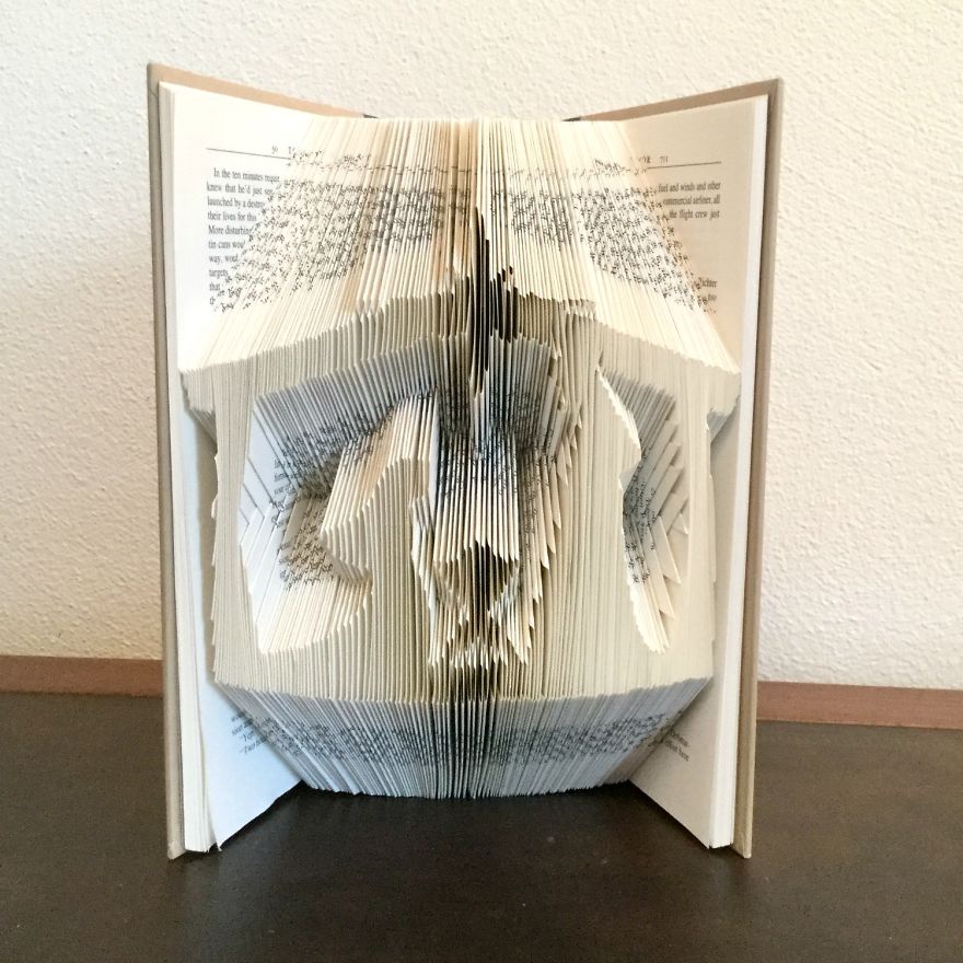 I Fold Books Into Works Of Art I Fold Books Into Works Of Art