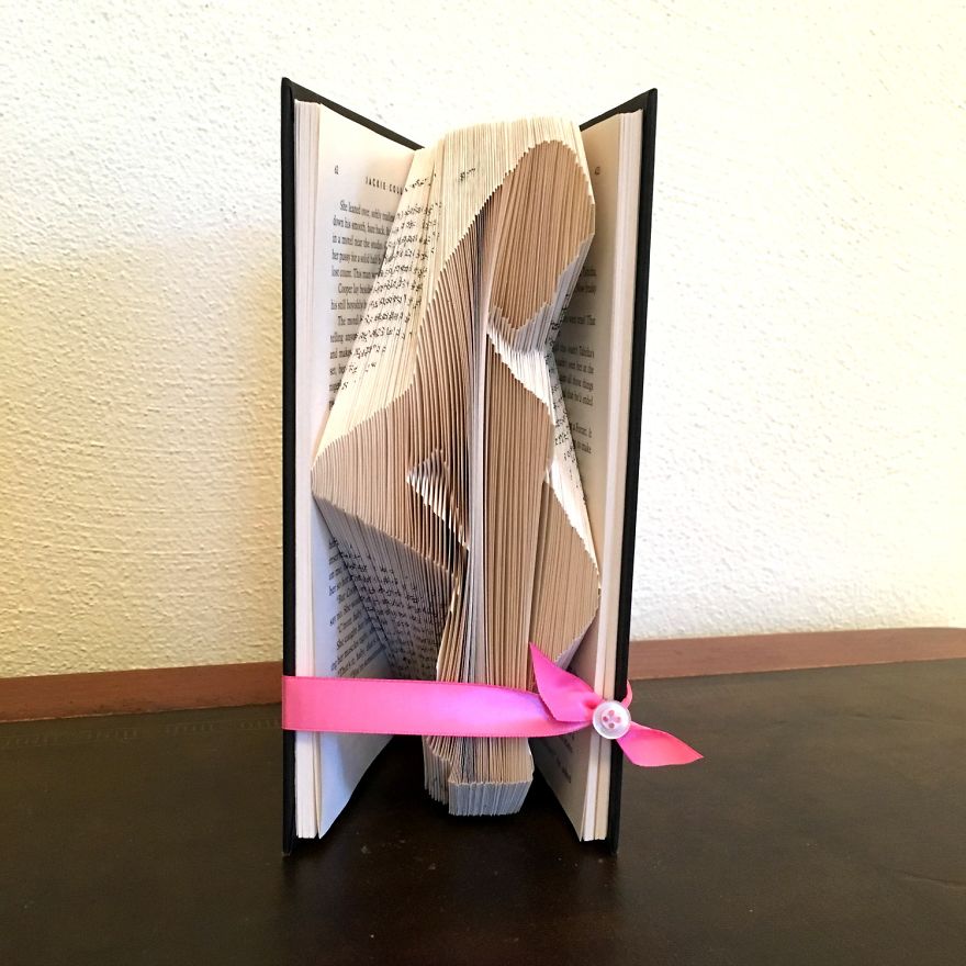 I Fold Books Into Works Of Art I Fold Books Into Works Of Art