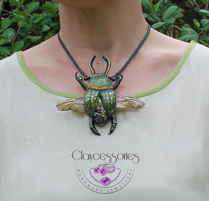 I Create These Magical Beetles From Polymer Clay