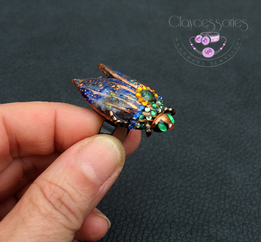 I Create These Magical Beetles From Polymer Clay