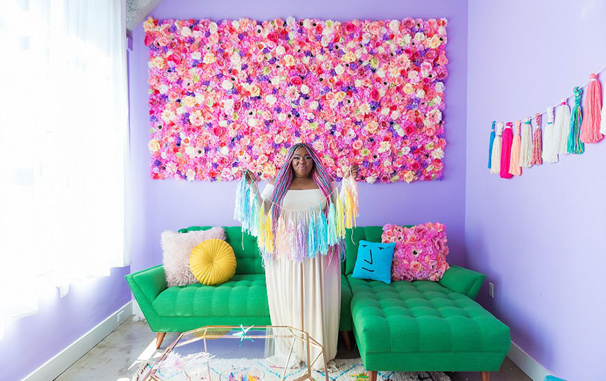 This Woman Has The Most Colorful Apartment You&#8217;ve Ever Seen And Even Unicorns Are Jealous