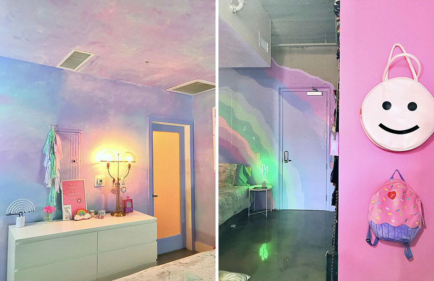 This Woman Has The Most Colorful Apartment You&#8217;ve Ever Seen And Even Unicorns Are Jealous