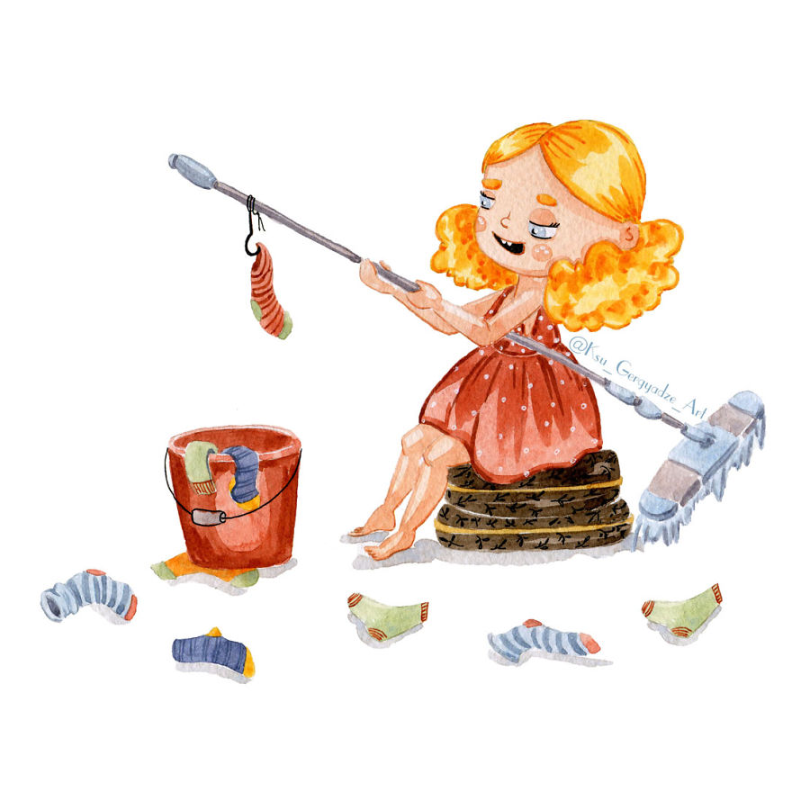 My 3-Year-Old Daughter Never Lets Me Get Bored So I Started Illustrating Our Life My 3-Year-Old Daughter Never Lets Me Get Bored So I Started Illustrating Our Life