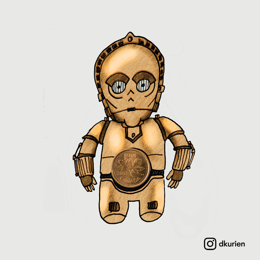 Pop Culture Nerd Art Made Out Of Everyday Objects