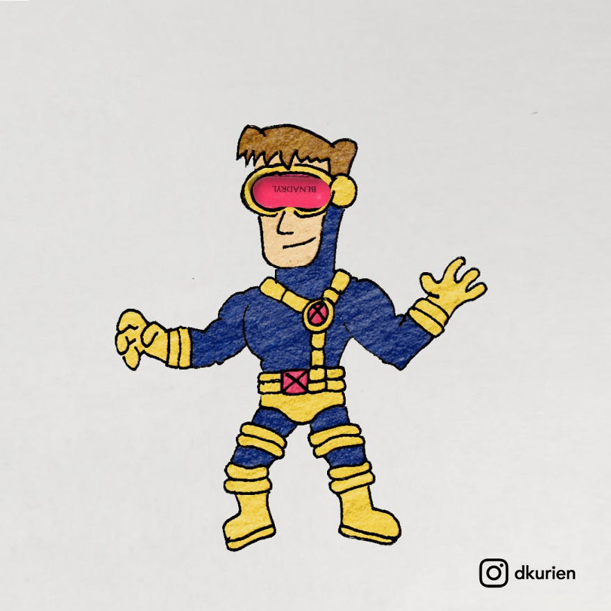 Pop Culture Nerd Art Made Out Of Everyday Objects Pop Culture Nerd Art Made Out Of Everyday Objects