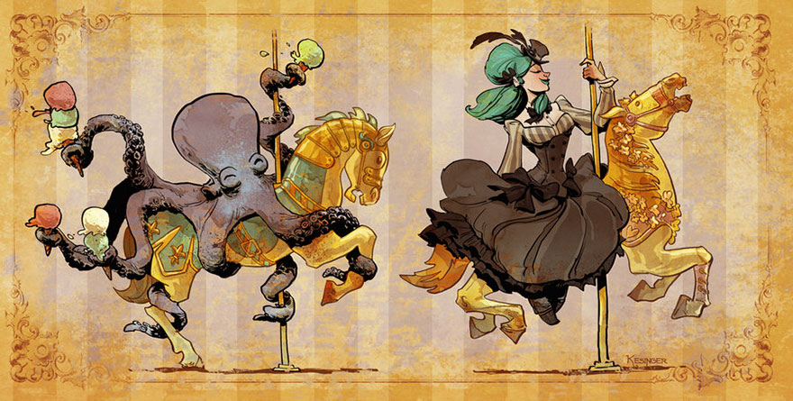 Disney Illustrator Imagines A Life With A Pet Octopus, And It’s Just Too Adorable (79 Pics) Disney Illustrator Imagines A Life With A Pet Octopus, And It’s Just Too Adorable (79 Pics)