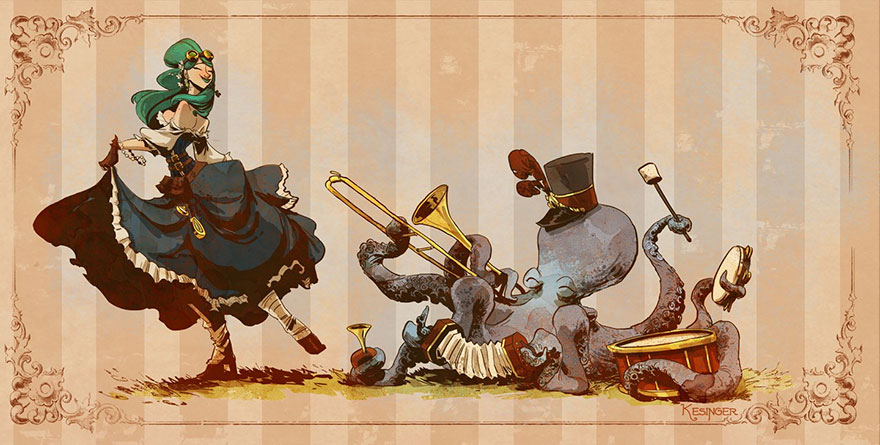 Disney Illustrator Imagines A Life With A Pet Octopus, And It’s Just Too Adorable (79 Pics) Disney Illustrator Imagines A Life With A Pet Octopus, And It’s Just Too Adorable (79 Pics)