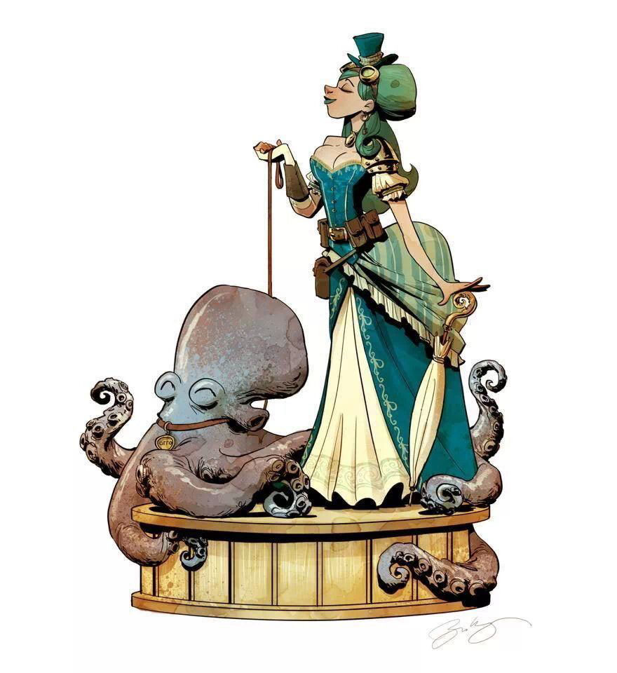 Disney Illustrator Imagines A Life With A Pet Octopus, And It’s Just Too Adorable (79 Pics) Disney Illustrator Imagines A Life With A Pet Octopus, And It’s Just Too Adorable (79 Pics)