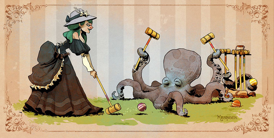 Disney Illustrator Imagines A Life With A Pet Octopus, And It’s Just Too Adorable (79 Pics) Disney Illustrator Imagines A Life With A Pet Octopus, And It’s Just Too Adorable (79 Pics)