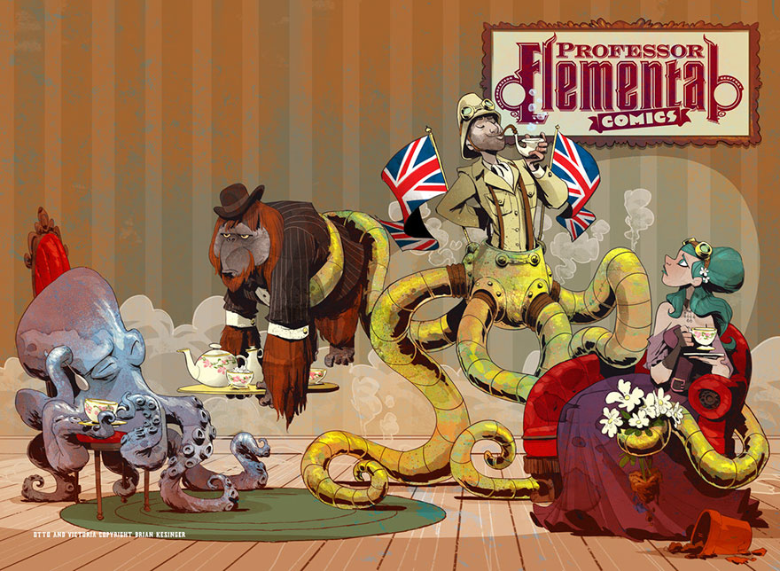 Disney Illustrator Imagines A Life With A Pet Octopus, And It’s Just Too Adorable (79 Pics) Disney Illustrator Imagines A Life With A Pet Octopus, And It’s Just Too Adorable (79 Pics)