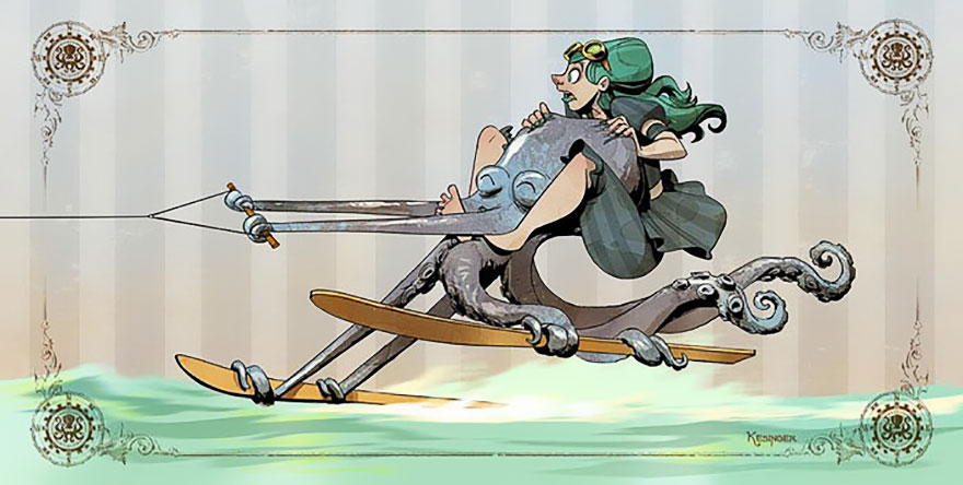 Disney Illustrator Imagines A Life With A Pet Octopus, And It’s Just Too Adorable (79 Pics) Disney Illustrator Imagines A Life With A Pet Octopus, And It’s Just Too Adorable (79 Pics)