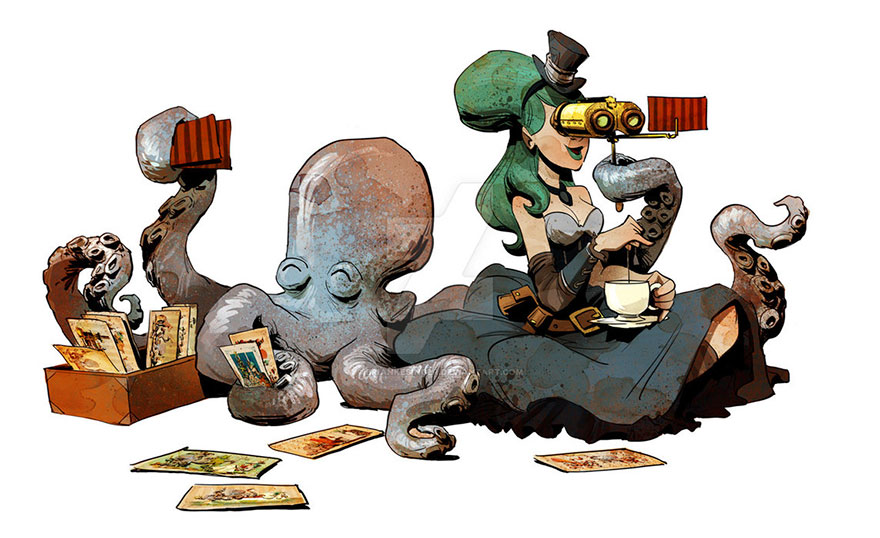 Disney Illustrator Imagines A Life With A Pet Octopus, And It’s Just Too Adorable (79 Pics) Disney Illustrator Imagines A Life With A Pet Octopus, And It’s Just Too Adorable (79 Pics)