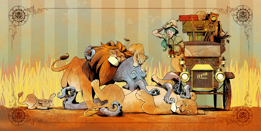 Disney Illustrator Imagines A Life With A Pet Octopus, And It’s Just Too Adorable (79 Pics) Disney Illustrator Imagines A Life With A Pet Octopus, And It’s Just Too Adorable (79 Pics)