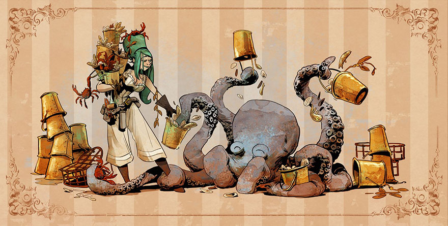 Disney Illustrator Imagines A Life With A Pet Octopus, And It’s Just Too Adorable (79 Pics) Disney Illustrator Imagines A Life With A Pet Octopus, And It’s Just Too Adorable (79 Pics)