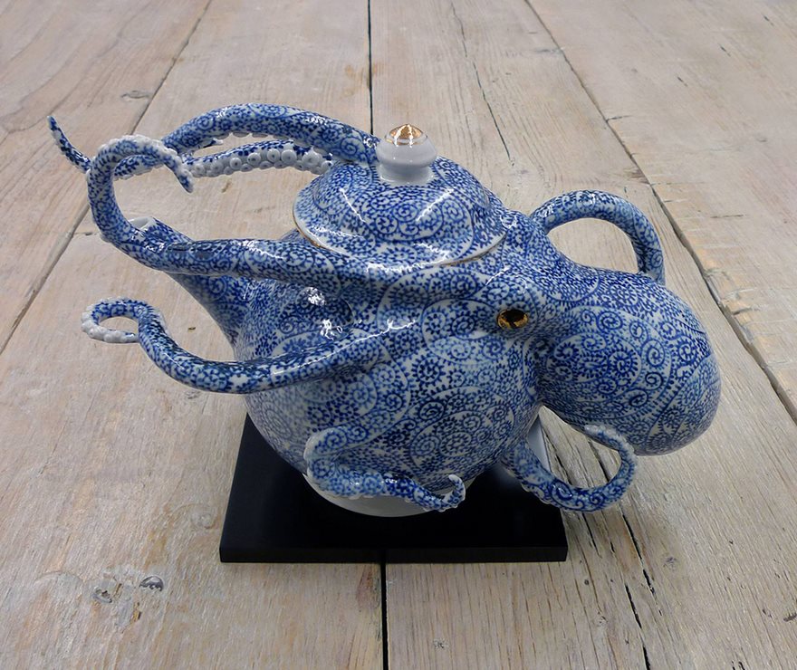 Half-Octopus, Half-Pottery: Japanese Artist Creates Ceramics That Blur The Line Between Function And Form