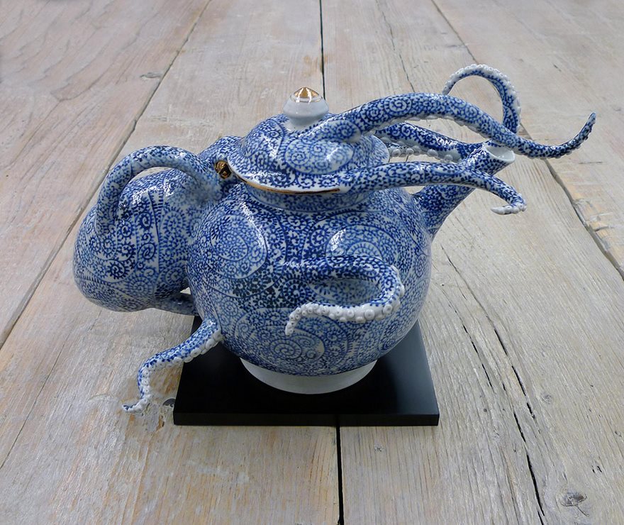 Half-Octopus, Half-Pottery: Japanese Artist Creates Ceramics That Blur The Line Between Function And Form
