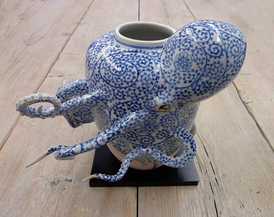 Half-Octopus, Half-Pottery: Japanese Artist Creates Ceramics That Blur The Line Between Function And Form