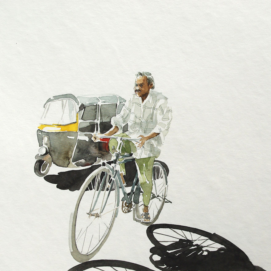 I Illiustrate Bicycle Stories From India