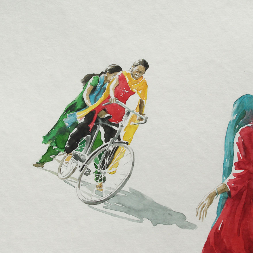 I Illiustrate Bicycle Stories From India