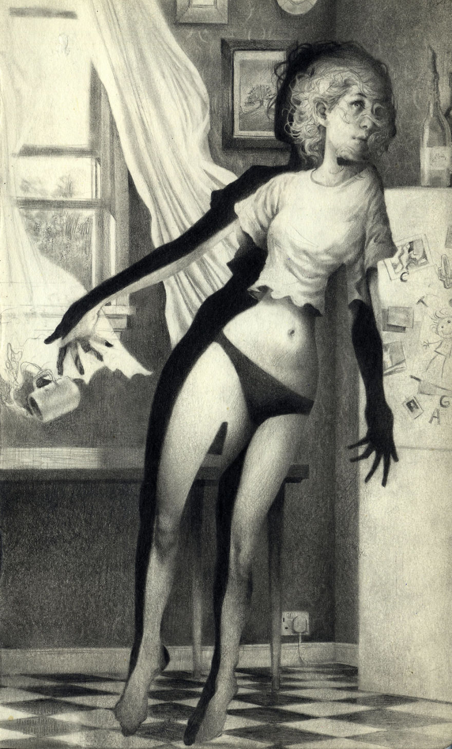 I Capture Dream-Like Images Using A Graphite Pencil