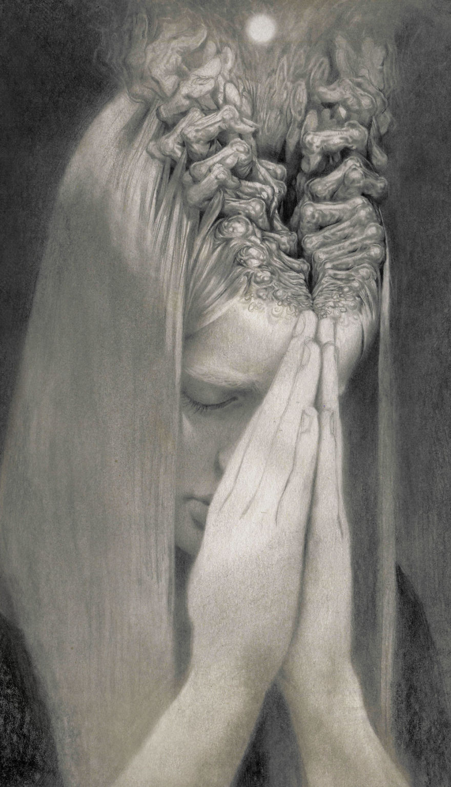 I Capture Dream-Like Images Using A Graphite Pencil