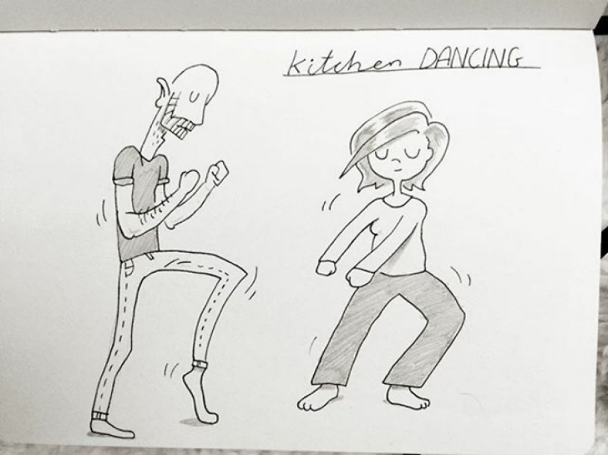 I&#8217;ve Been Drawing A Comic Every Day For My Girlfriend For 5 Years