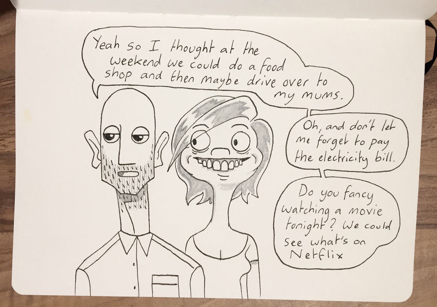 I&#8217;ve Been Drawing A Comic Every Day For My Girlfriend For 5 Years