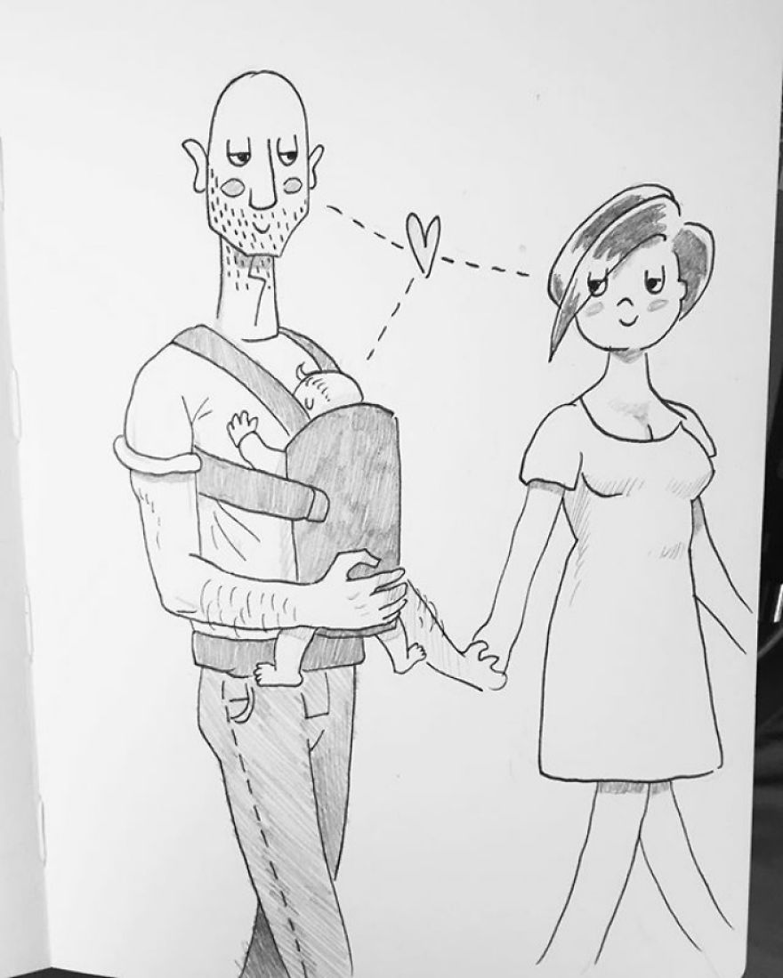 I&#8217;ve Been Drawing A Comic Every Day For My Girlfriend For 5 Years