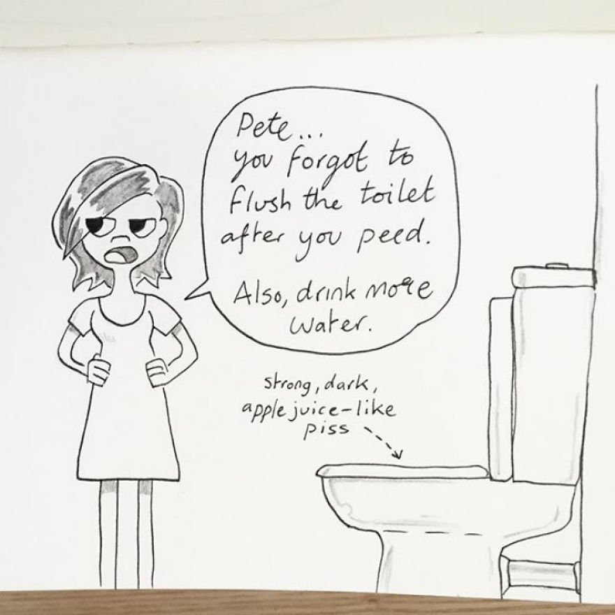 I&#8217;ve Been Drawing A Comic Every Day For My Girlfriend For 5 Years