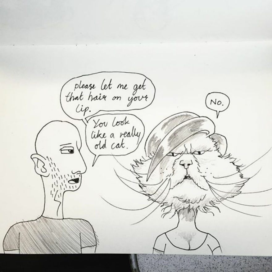 I&#8217;ve Been Drawing A Comic Every Day For My Girlfriend For 5 Years