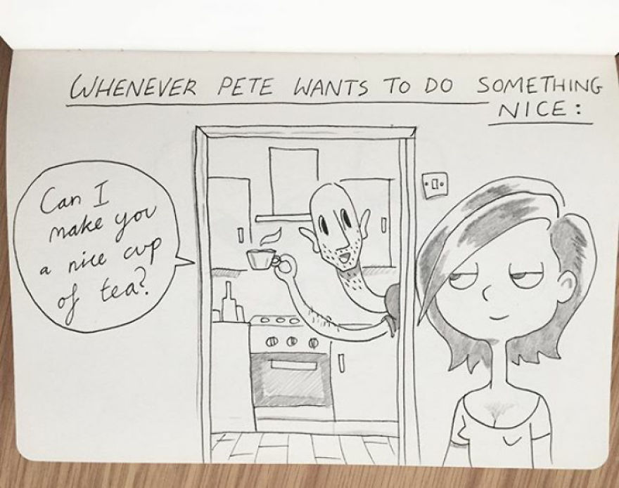 I&#8217;ve Been Drawing A Comic Every Day For My Girlfriend For 5 Years