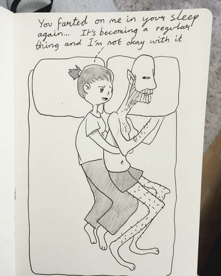 I&#8217;ve Been Drawing A Comic Every Day For My Girlfriend For 5 Years