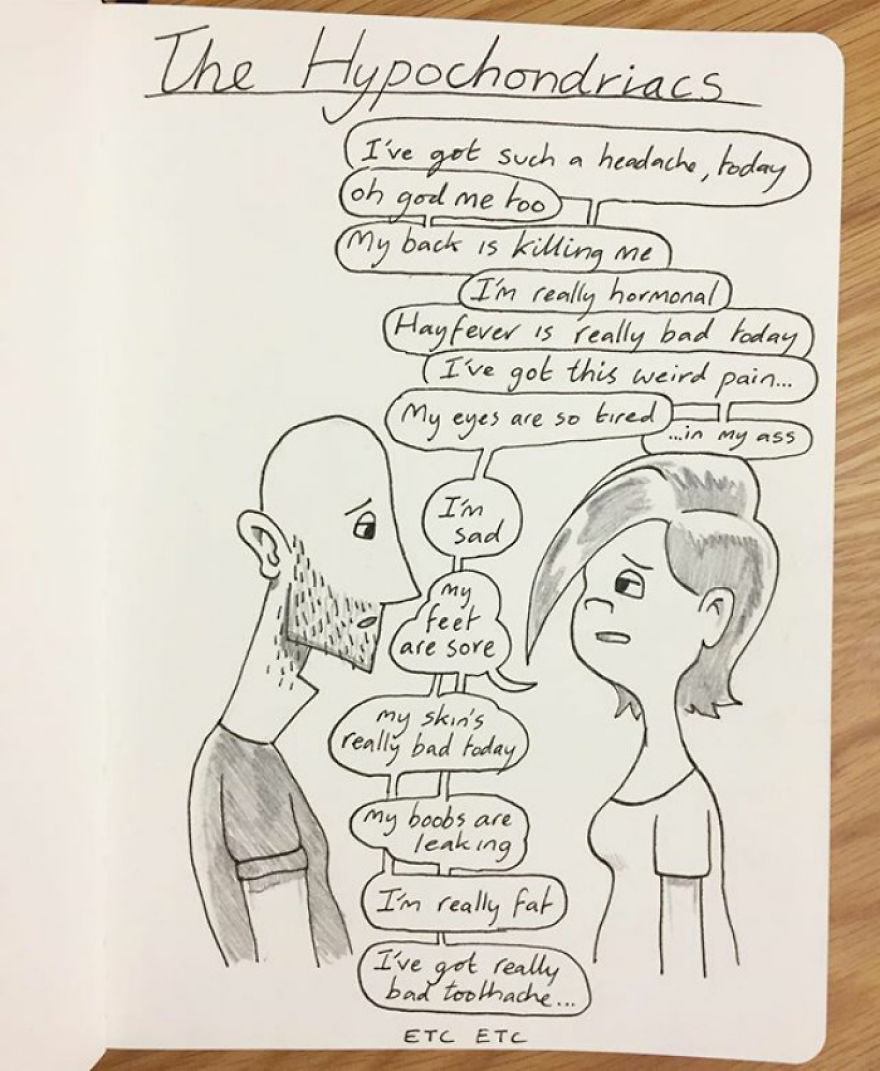 I&#8217;ve Been Drawing A Comic Every Day For My Girlfriend For 5 Years