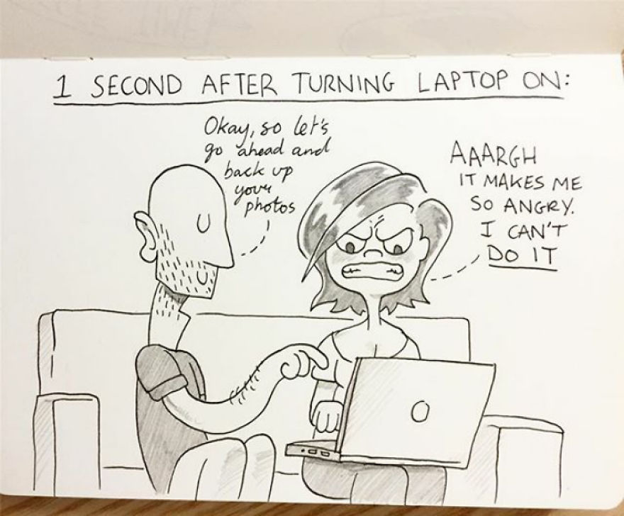 I&#8217;ve Been Drawing A Comic Every Day For My Girlfriend For 5 Years