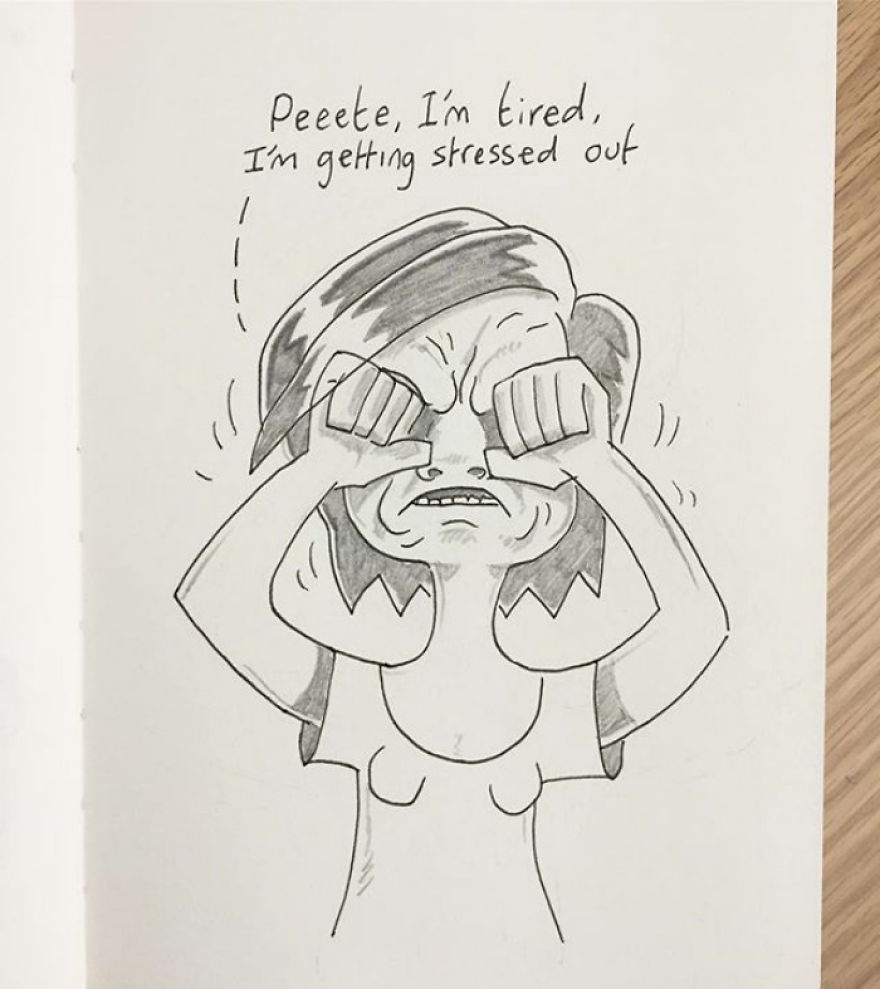 I&#8217;ve Been Drawing A Comic Every Day For My Girlfriend For 5 Years