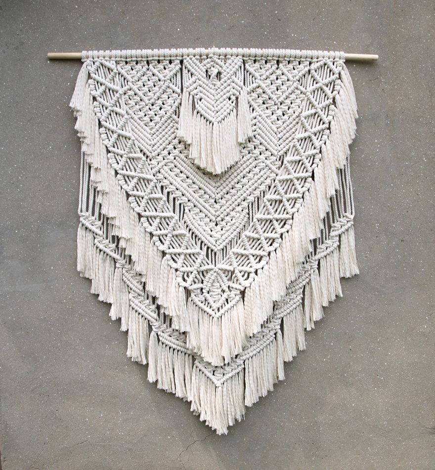 I Turn Rope Into Boho Wall Hangings I Turn Rope Into Boho Wall Hangings